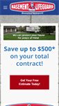 Mobile Screenshot of basementlifeguard.com